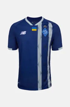 Юношеская синяя футболка ФК «Динамо» Київ Away Синий XL New Balance YT62E802AWY