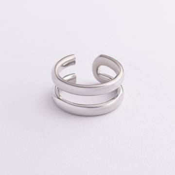 Серебряное кольцо "Line" 7460род