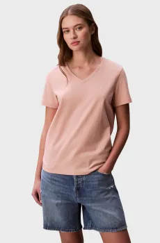 Женская розовая футболка MONOGRAM Розовый M Calvin Klein Jeans LV047B205G