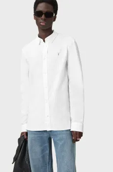 Мужская белая рубашка HAWTHORNE Белый S AllSaints M150SB