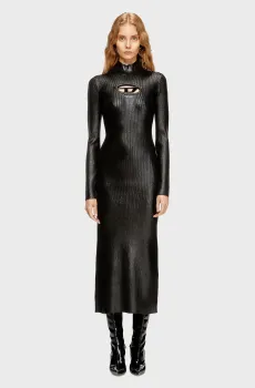 Женское черное платье M-ZARY-B Черный XS Diesel A14186 0QVCE