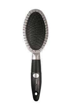 Расческа для волос Titania с прорезиненной ручкой, 10 рядов (1760)