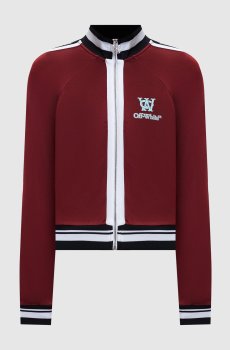 Черная спортивная куртка Serena с брендированной тесьмой