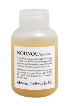 Питательный шампунь Davines Nounou Shampoo для поврежденных склонных к ломкости волос, 75 мл