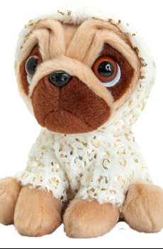 Мяка іграшка Keel toys Мопс в білому 14 см (SF0531/4)