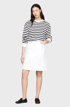 Женская белая джинсовая юбка DNM A-LINE SKIRT HW WHITE Белый 32 Tommy Hilfiger WW0WW41341