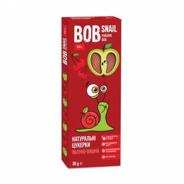 Натуральные конфеты Bob Snail Яблоко-вишня, 30 г Натуральные конфеты Bob Snail Яблоко-вишня, 30 г