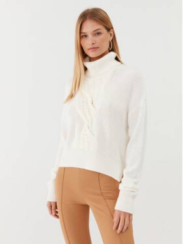 Liu Jo Гольф MF3004 MA51I Écru Regular Fit Liu Jo Гольф MF3004 MA51I Écru Regular Fit