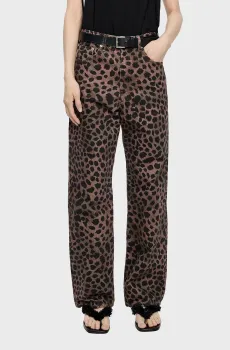 Женские коричневые джинсы с узором Коричневый 40 Bimba Y Lola 251BR6190.10420