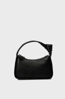 Женская черная сумка KNOTTED MINI BLOCK20 Черный ONESIZE Calvin Klein K60K612372