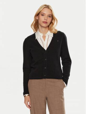 Tommy Hilfiger Кардиган WW0WW43092 Чорний Regular Fit