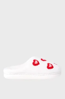 Женские белые тапочки с узором PAISHA Белый 40-41 Etam 6555909