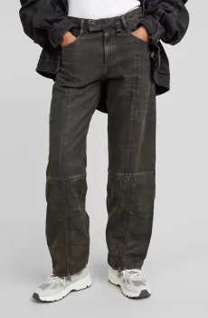 Женские темно-серые джинсы Judee Biker Loose Wmn Серый 25-32 G-Star RAW D25287,D490