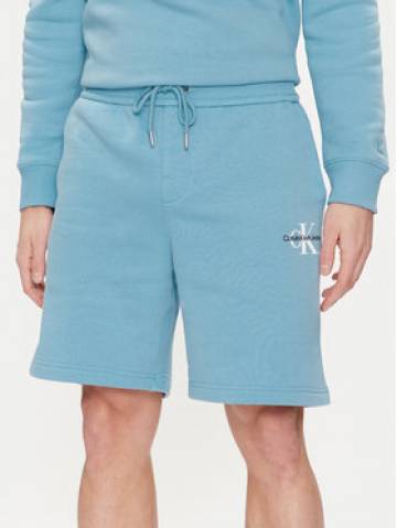 Calvin Klein Jeans Спортивні шорти Monologo J30J325131 Голубий Regular Fit Calvin Klein Jeans Спортивні шорти Monologo J30J325131 Голубий Regular Fit