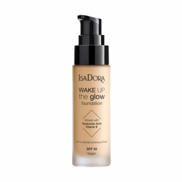 Тональная основа для лица IsaDora Wake Up The Glow Foundation, SPF 50, 3W, 30 мл Тональная основа для лица IsaDora Wake Up The Glow Foundation, SPF 50, 3W, 30 мл