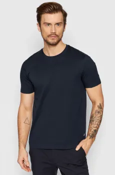 Мужская темно-синяя футболка Синий XL BOSS 50468395;404