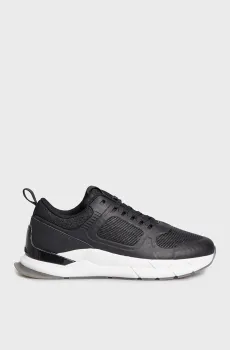Женские черные кроссовки LACE UP RUNNER - CAGED Черный 37 Calvin Klein HW0HW01996