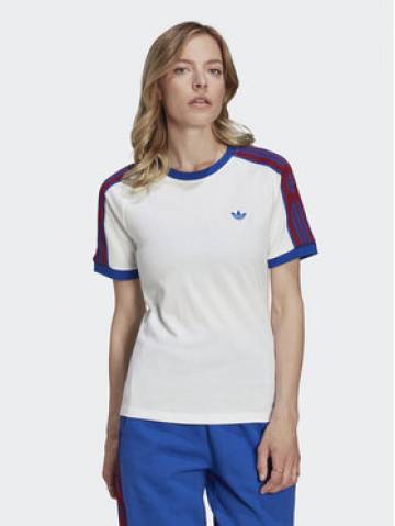 adidas Футболка Tape HL9172 Білий Regular Fit adidas Футболка Tape HL9172 Білий Regular Fit