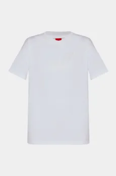 Женская белая футболка Белый M HUGO 11428