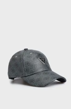 Мужская темно-серая кепка с узором VEZZOLA SMART Серый ONESIZE Guess AM8969POL01