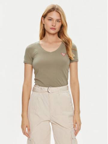 Guess Футболка W2YI45 J1314 Зелений Slim Fit Guess Футболка W2YI45 J1314 Зелений Slim Fit