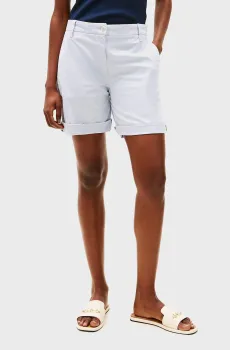 Женские голубые шорты CO BLEND GMD CHINO Голубой 32 Tommy Hilfiger WW0WW42457