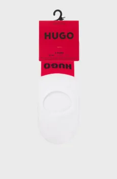 Мужские белые носки (3 пары) Белый 43-46 HUGO 50496082;100