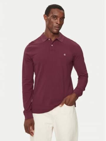 United Colors Of Benetton Поло 3089J3204 Бордовий Regular Fit United Colors Of Benetton Поло 3089J3204 Бордовий Regular Fit