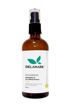 Уценка! Гидрофильное масло для снятия макияжа Delamark Hydrophilic Hemp Oil, 100 мл