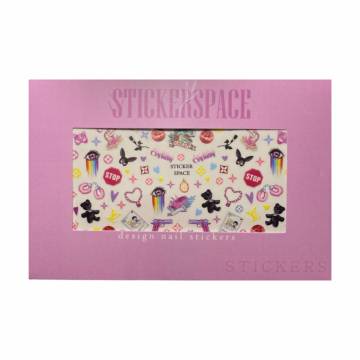 Наклейки для дизайна ногтей StickersSpace Cry Baby Standart (97012) Наклейки для дизайна ногтей StickersSpace Cry Baby Standart (97012)