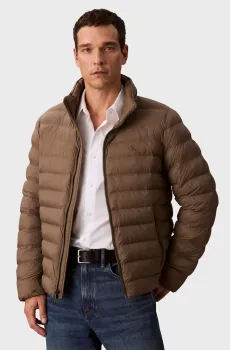 Мужская коричневая куртка LS NYLON LT Коричневый S Calvin Klein Jeans LV04RC511G