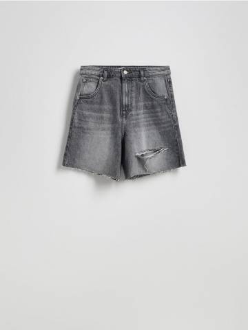 Reserved - LADIES` SHORTS - сірий - 9310H-90J Reserved - LADIES` SHORTS - сірий - 9310H-90J