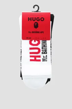 Мужские носки (2 пары) Hugo х Mr. Bathing Ape® Разноцветный 40-46 HUGO 50477770;960