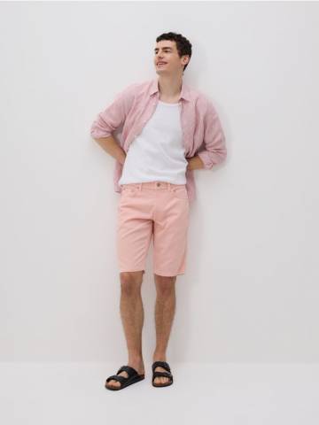 Reserved - Джинсові шорти з ліоцелем - помаранчевий - 8574H-24J