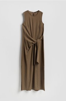 Reserved - Сукня максі з віскози - коричневувато-зелений - 470IM-78X