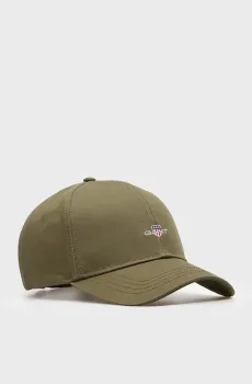 Мужская оливковая кепка SHIELD Оливковый ONESIZE Gant 9900001