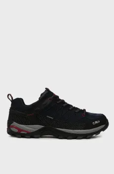 Мужские темно-синие замшевые ботинки RIGEL LOW TREKKING SHOES - WP Синий 41 CMP 3Q13247-62BN
