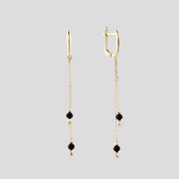 Золотые серьги Minimal с371-ж-др Золотые серьги Minimal с371-ж-др