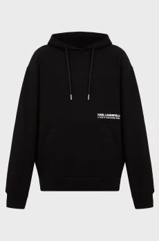 Мужское черное худи Черный S Karl Lagerfeld 551904.705192;990