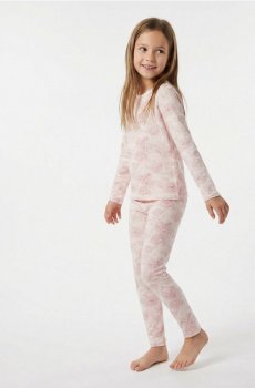 Піжамний комплект із двох предметів - пастельний рожевий