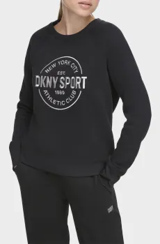 Женский черный свитшот Черный XL DKNY DP3T9561