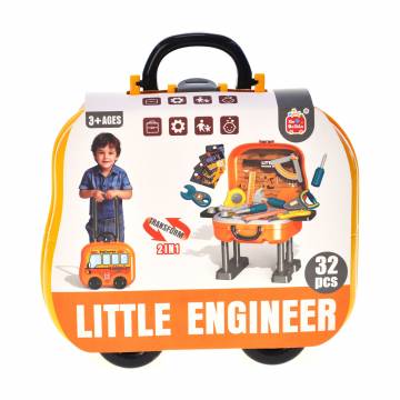 Детский игровой набор инструментов YG Toys со столиком, в чемодане, от 3 лет, 24*11.5*22 см (BX57) Детский игровой набор инструментов YG Toys со столиком, в чемодане, от 3 лет, 24*11.5*22 см (BX57)