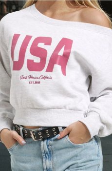 Кофта з круглим вирізом - сірий