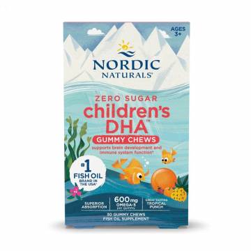 Рыбий жир для детей Nordic Naturals Childrens DHA Gummies со вкусом тропических фруктов, 600 мг, 30 жевательных конфет Рыбий жир для детей Nordic Naturals Childrens DHA Gummies со вкусом тропических фруктов, 600 мг, 30 жевательных конфет
