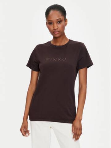 Pinko Футболка Moro 101752 A227 Коричневий Regular Fit Pinko Футболка Moro 101752 A227 Коричневий Regular Fit