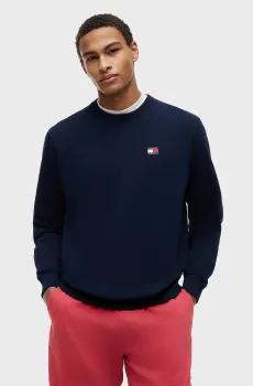 Мужской темно-синий свитшот REG BADGE CREW Синий XL Tommy Jeans DM0DM21921