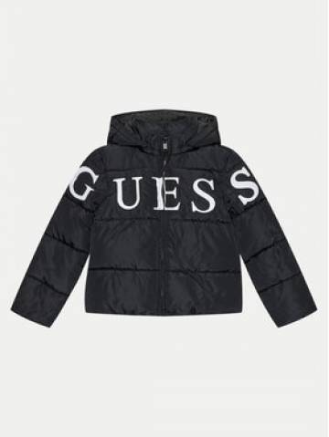 Guess Пуховик J4BL26 WB240 Чорний Relaxed Fit Guess Пуховик J4BL26 WB240 Чорний Relaxed Fit
