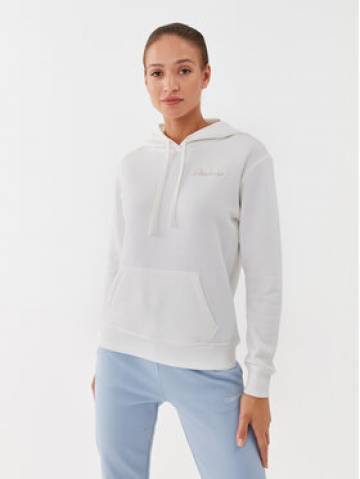Skechers Світшот Signature Po Hoodie WHD116 Білий Regular Fit Skechers Світшот Signature Po Hoodie WHD116 Білий Regular Fit