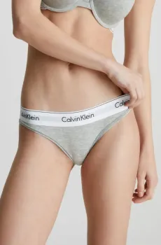 Женские серые трусики Серый L Calvin Klein 0000F3787E