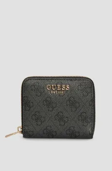 Женский темно-серый кошелек с узором Серый ONESIZE Guess SWSG74.59137;CLO